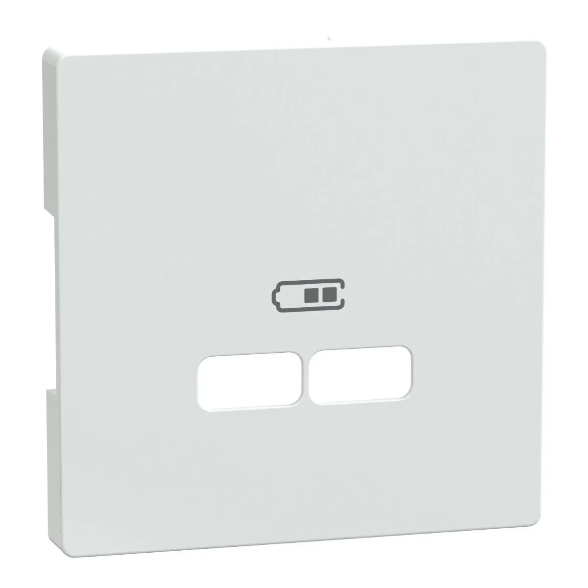 Merten System M 2-იანი USB როზეტის ხუფი, თეთრი — როზეტები და ჩამრთველები